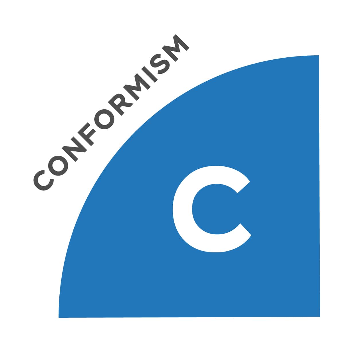 DISC blue - conformism style